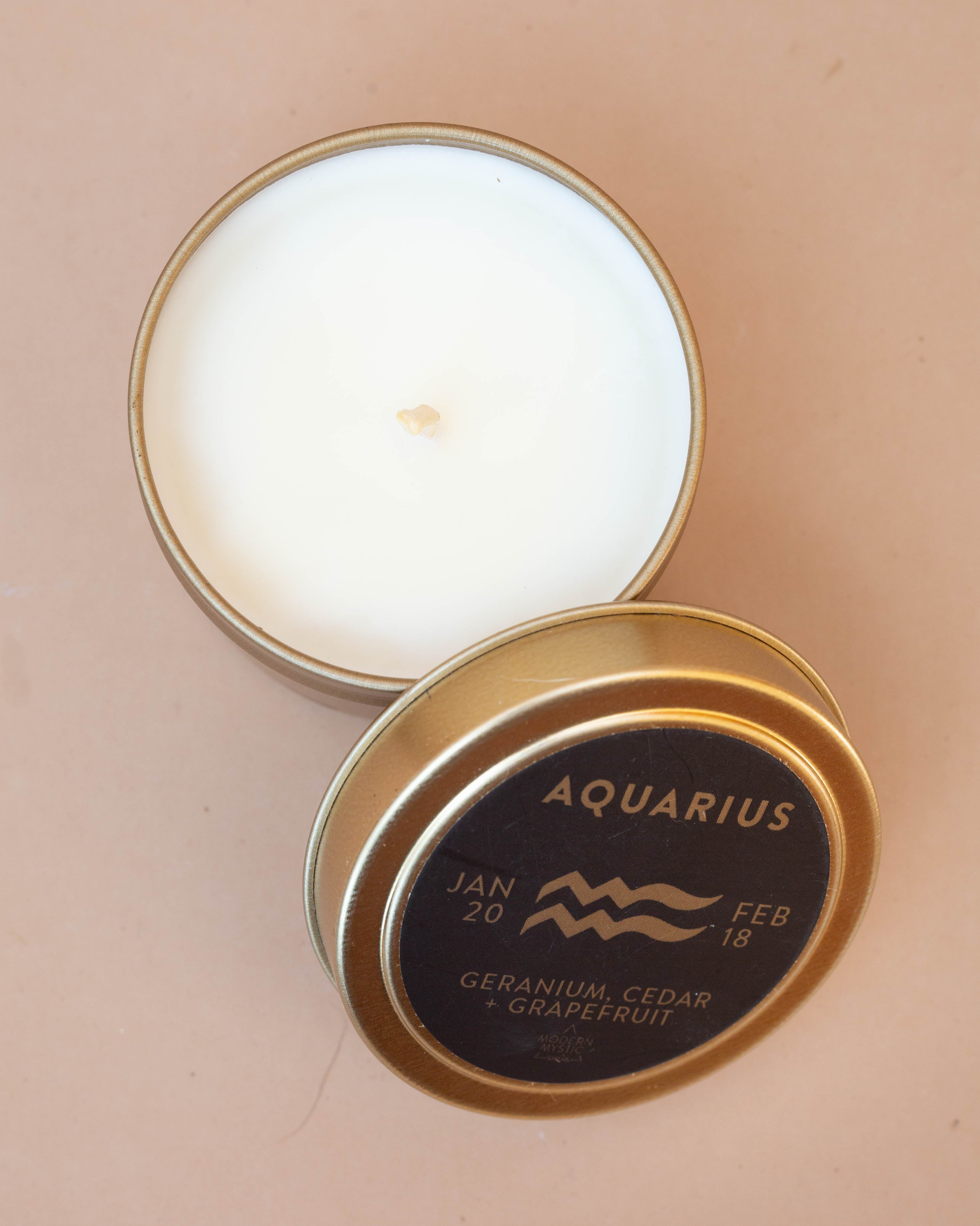 Aquarius Candle